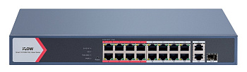 F-SW-EM418POE-VM/L коммутатор L2 16 портов iFlow