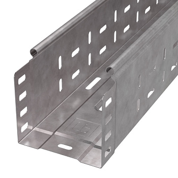 PR16.1226 лоток перфорированный Стандарт HDZ 100х100х3000 (0,7 мм) (6 м/уп) Промрукав