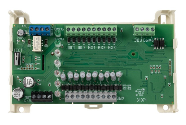 МПТ-1-ИКЗ-R3 модуль автоматики пожаротушения со встроенным изолятором короткого замыкания Рубеж