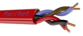 КСРВнг(А)-FRLS 2х2х0,8 мм (0,5 мм²) Кабель огнестойкий (200 м/бухта) (Паритет)