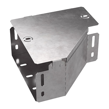 PR16.0493 Переходник левый с крышкой Стандарт 200х100х100 Промрукав