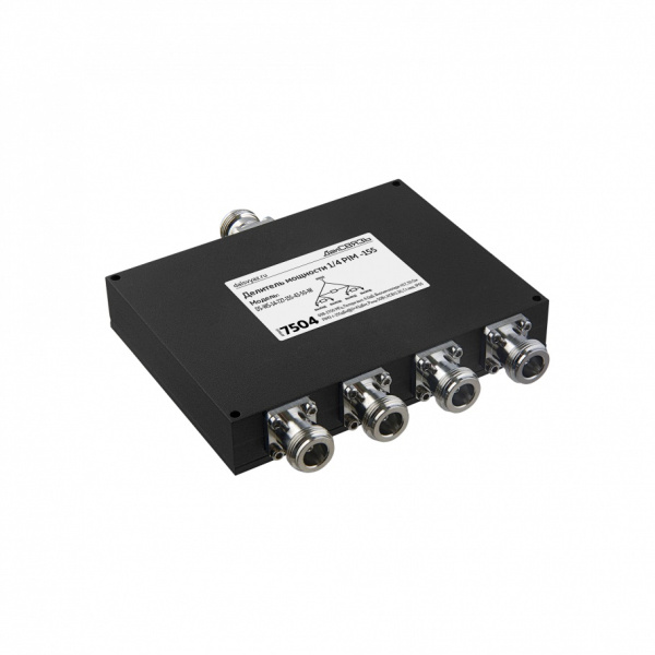 DS WS 14 727 155 43 50 Nf v.7504 делитель мощности сигнала, 698~2700 МГц, 1вх. 4вых., 155дБн@2x43дБм, 50 Ом, Pmax = 50 Вт, N розетка ДалСВЯЗЬ