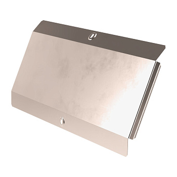 PR16.3075 Крышка угла вертикального внешнего 90 градусов Стандарт INOX (AISI 409) 500 Промрукав 