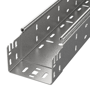 PR16.4776 лоток перфорированный Профи 100х80х3000 (1,2 мм) (6 м/уп) Промрукав