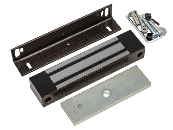 ML-295KB-2  замок электромагнитный с уголкос (коричневый) AccordTec