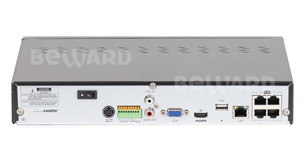 RK0104-P IP-видеорегистратор 4-канальный Beward