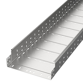 PR16.4708 лоток перфорированный Профи 300х100х6000 (1,0 мм) (12 м/уп) Промрукав