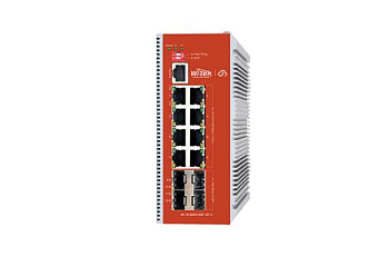 WI-PCMS312GF-BT-I v2 коммутатор промышленный управляемый L2+, PoE 460Вт, 8GE+4SFP, Wi-Tek