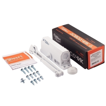 НОРА-М №3S мал. (до80кг) доводчик морозостойкий (белый) 