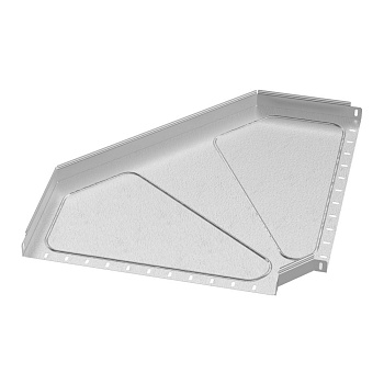 PR16.1657 Угол горизонтальный 90 градусов Стандарт HDZ 600х50 Промрукав