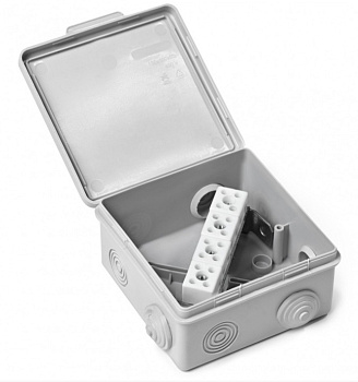 071-007 Коробка монтажная огнестойкая пластиковая герметичная КМОПГ IP54, 8 контактов для кабеля до 2,5мм2 (8к х 2,5 мм) ПожТехКабель  071-007 Коробка монтажная огнестойкая пластиковая герметичная КМОПГ IP54, 8 контактов для кабеля до 2,5мм2 (8к х 2,5 мм) ПожТехКабель