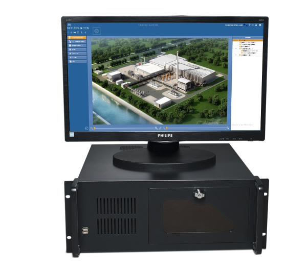 ЦПИУ "Рубеж" исп.3 (КИТАЙ) Центральный прибор индикации и управления. Рубеж