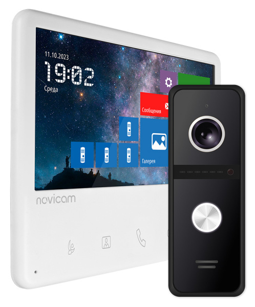 UNIT 7 FHD KIT (ver.4111) комплект видеодомофона 7" c вызывной панелью Novicam