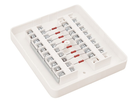 КРА-4 (300 Ом) коробка распределительная абонентская с 8-мью резисторами на 4 абонента SLT