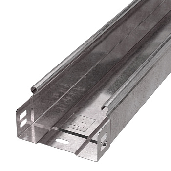 PR16.0065 лоток неперфорированный Стандарт 600х80х3000 (1,0 мм) (6 м/уп) Промрукав