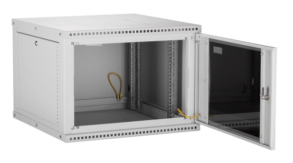 TWI-156045-R-G-GY настенный разборный шкаф TLK 19", 15U