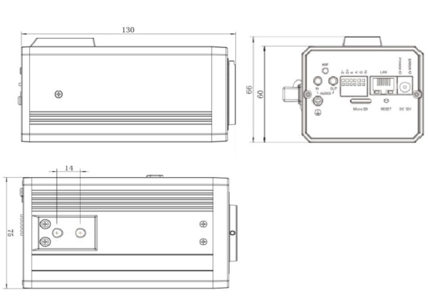 SV2218M2 IP-видеокамера корпусная Beward