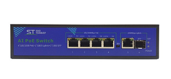 ST-S42POE (4G/1G/1S/65W/А) PRO (версия 2) сетевой PoE коммутатор Space Technology