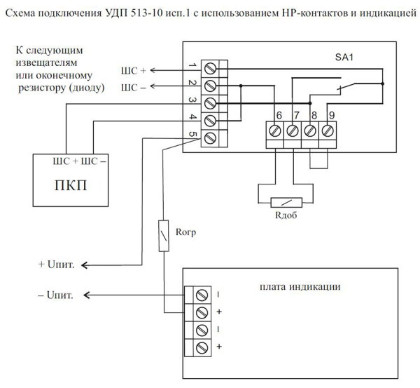 УДП 513-10 исп.01 "Аварийный выход" зеленый (20 шт/уп) Рубеж