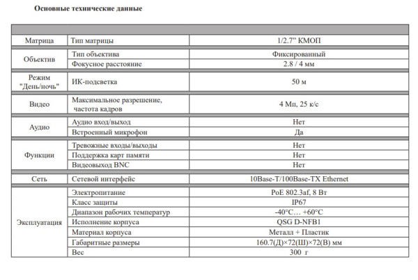 RVi-1NCT4052 (4) white уличная всепогодная IP-камера видеонаблюдения с встроенным микрофоном RVi