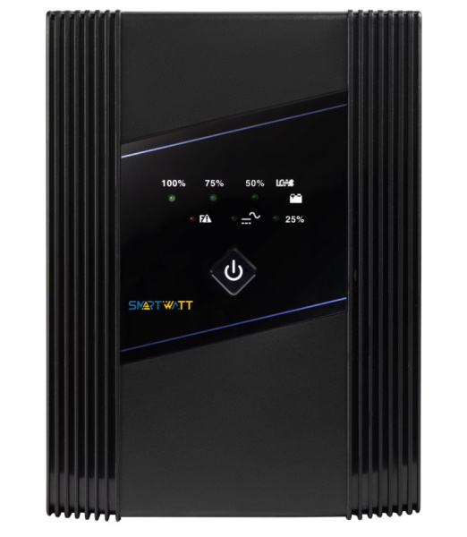 UPS UNI 1000 ИБП линейно-интерактивный, мощность 1000/600 ВА/Вт, напольный SMARTWATT