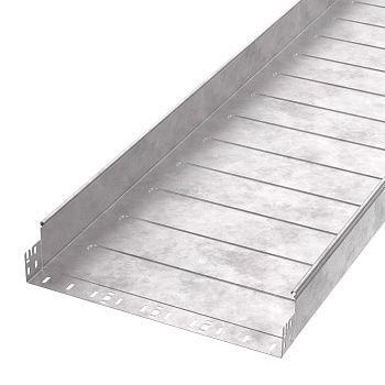 PR16.13841 лоток неперфорированный Профи HDZ 500х100х3000 (1,0 мм) (6 м/уп) Промрукав