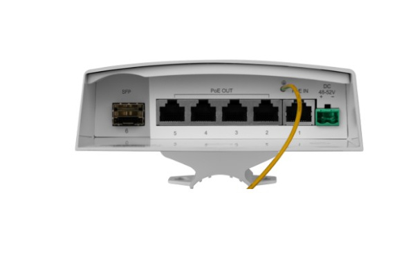 PV-GPOE04G1S1W (v.2131) PoE коммутатор 10/100, 4xPoE, 2xUplink, PoE 60 Вт, IP55 PV-link