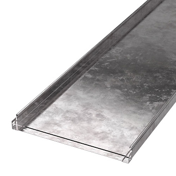 PR16.0061 лоток неперфорированный Стандарт 500х50х3000 (1,0 мм) (6 м/уп) Промрукав