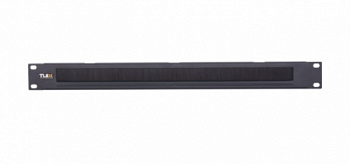 TLK-BRSH-1U-BK щёточный ввод 19" TLK