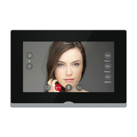 IMPULSE 7 IP WIFI BLACK IP (ver.4051) видеодомофон с сенсорным дисплеем 7" NOVIcam
