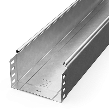 PR16.2310 лоток неперфорированный Стандарт INOX (AISI 304) 150х100х3000 (0,8 мм) (3 м/уп) Промрукав