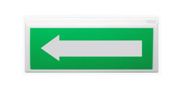 ВОСХОД-РС1-03 "Стрелка влево" оповещатель пожарный световой адресный радиоканальный с сиреной Сибирский Арсенал