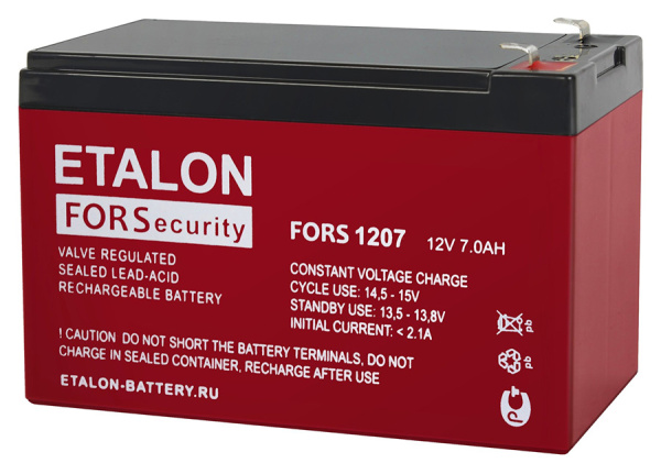Аккумулятор ETALON FORS 12100 герметичный свинцово-кислотный (12 В/100 Ач)