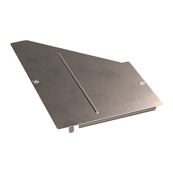 PR16.5916 крышка переходника правого Стандарт INOX (AISI 409) 600х300 Промрукав