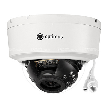 IP-E024.0(2.8)MP внутренняя купольная IP-камера видеонаблюдения с встроенным микрофоном Optimus