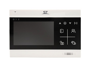 ST-M102/4 (S) ЧЕРНЫЙ (версия 2) монитор домофона Space Technology