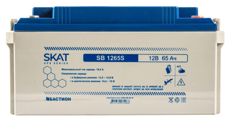 SKAT SB 1265S АКБ свинцово-кислотная тип AGM Бастион