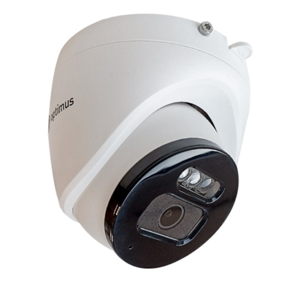 IP-E048.0(2.8)MPC купольная уличная IP камера видеонаблюдения с встроенным микрофоном Optimus