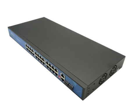 ST-S240POE (2G/2S/300W/А) PRO (версия 4) коммутатор на 24 PoE порта Space Technology
