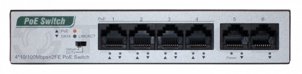 TSn-4P6U 6-ти портовый неуправляемый коммутатор Tantos