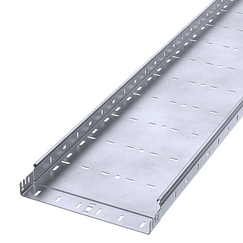 PR16.13584 лоток перфорированный Профи INOX (AISI 316) 300х50х3000 (1,5 мм) (6 м/уп) Промрукав