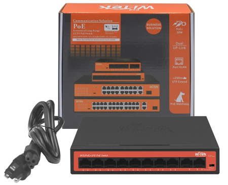 WI-PS210H коммутатор неуправляемый Wi-Tek 