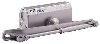 НОРА-М №3S F фиксация бол. (до 80кг) доводчик морозостойкий (серебро) 