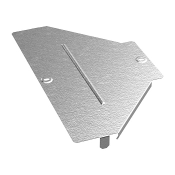 PR16.2033 крышка переходника симметричного Стандарт HDZ 400х150 Промрукав