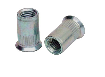 868-005 заклепка резьбовая стальная с фланцем М8х1,25х18 (1000 шт/уп) ПожТехКабель