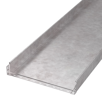 PR16.1221 лоток неперфорированный Стандарт HDZ 500х80х3000 (1,0 мм) (6 м/уп) Промрукав