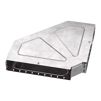 PR16.0627 Угол горизонтальный 90 градусов с крышкой Стандарт 500х100 Промрукав