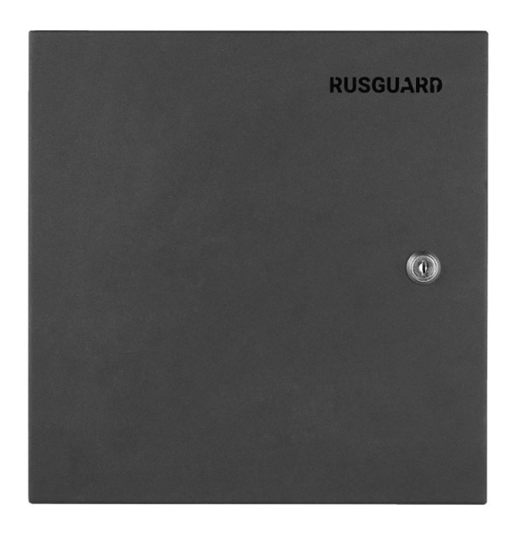 PS-BM-12 металлический бокс c замком с установленной DIN рейкой для контроллеров RusGuard