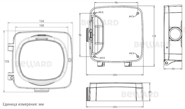 SV3218RBZ уличная всепогодная IP-камера видеонаблюдения Beward
