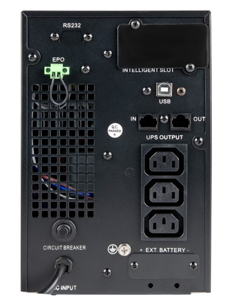 UPS MASTER IEC 1kVA ИБП онлайн, чистый синус, мощность 1000/900 ВА/Вт, напольный SMARTWATT